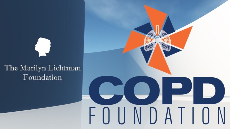Logo and text that says 'The Marilyn Lichtman Foundation COPD FOUNDATION'