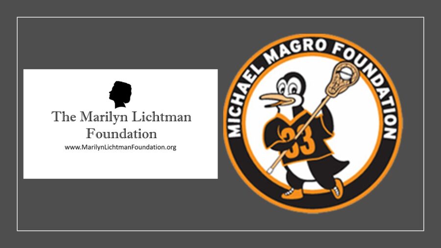 Image of logo and text The Marilyn Lichtman foundation www.MarilynLichtmanFoundation.org, Michael Magro Foundation